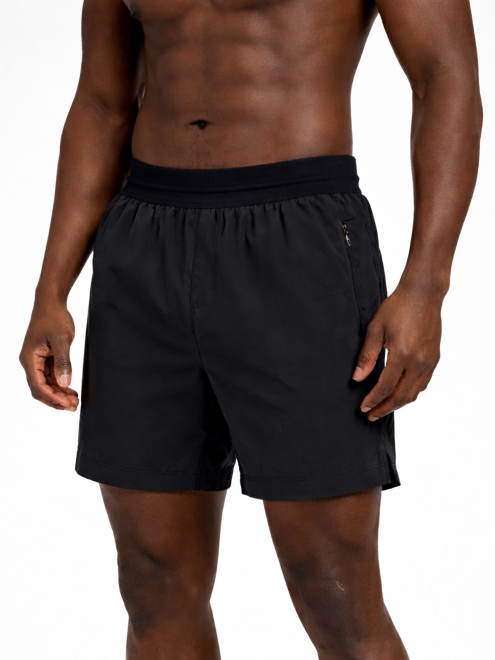Rhone Black Lined Training Shorts Mens Medium Athletic Gym Running